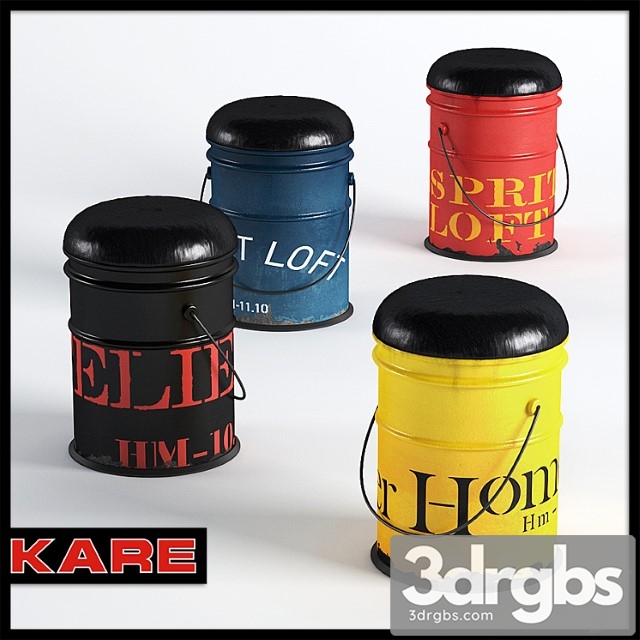 Kare Stool Bucket