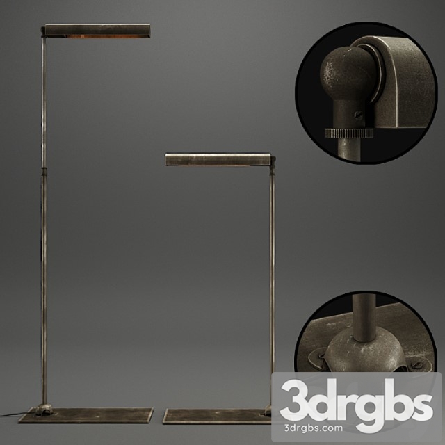 Rh slimline task floor lamp