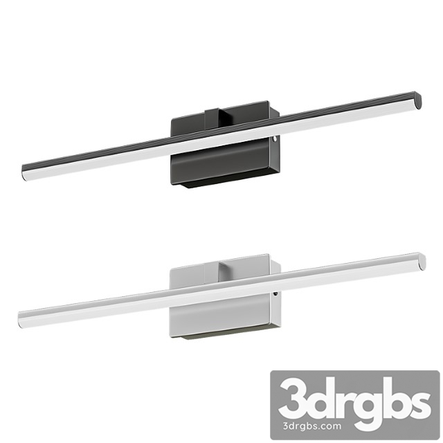 Black And White Linear Vanity Light 3