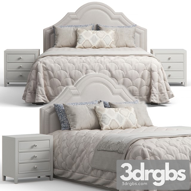 Queen madison crown headboard bed