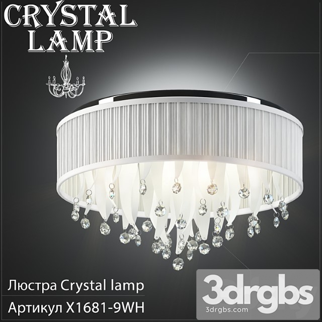 Chandelier Crystal Lamp X1681 9WH