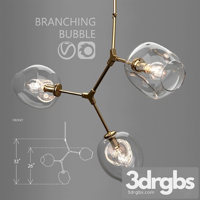 Branching Bubble 3 Lamps 9