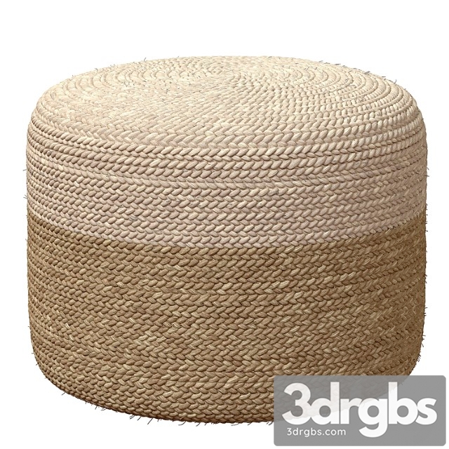 Agro richer home decor round jute pouf bean bag