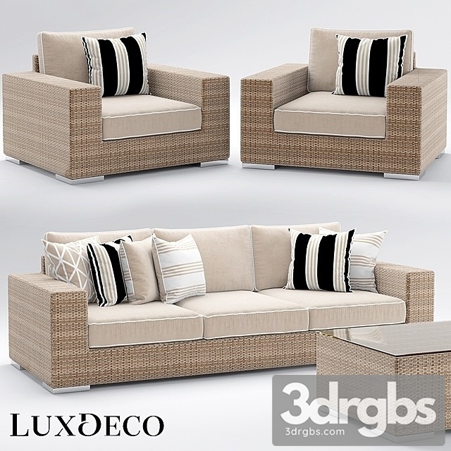 Luxdecor Rattan Outdoor Sofa