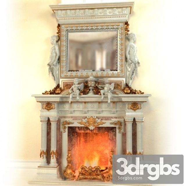 Fireplace Baroque Style