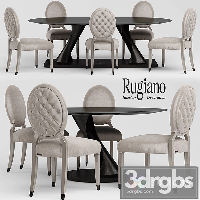 Rugiano ZOE Table Rug Cathy Chair