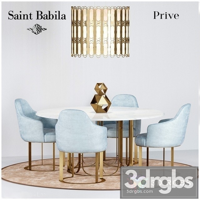 Prive Saint Babila Table and Chair