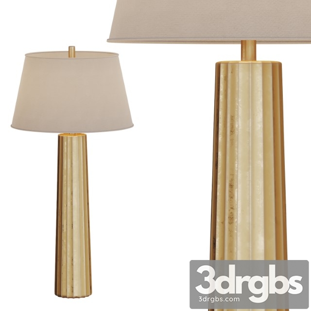 Fluted Spire Large Table Lamp