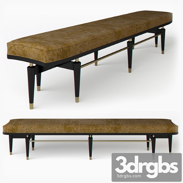 Contemporary upholstered bench 2