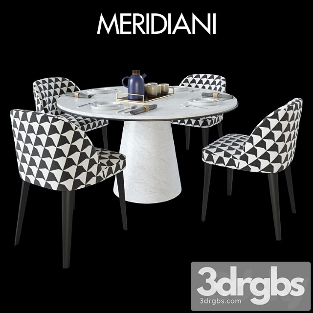 Table Meridiani Owen Chair Meridiani Odette 1