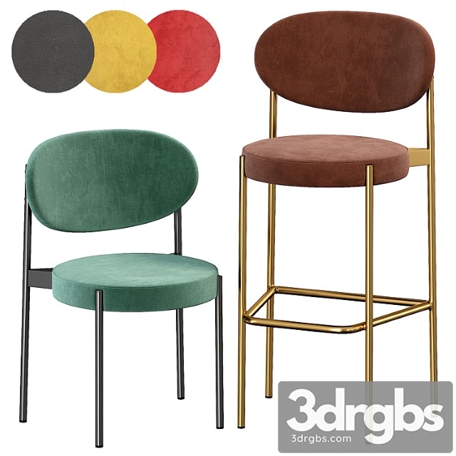 Bar stool verpan series 430