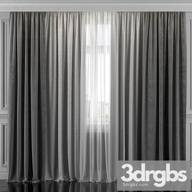 Curtains with window 311