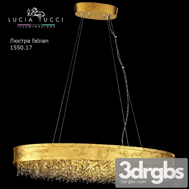 Chandelier fabian 1550.17 oro led