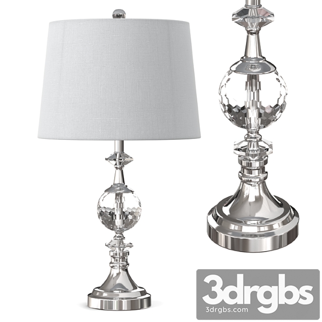 Table lamp channing chrome