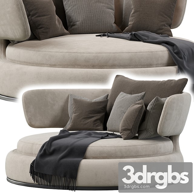 Amoenus Soft Maxalto Swivel Sofa