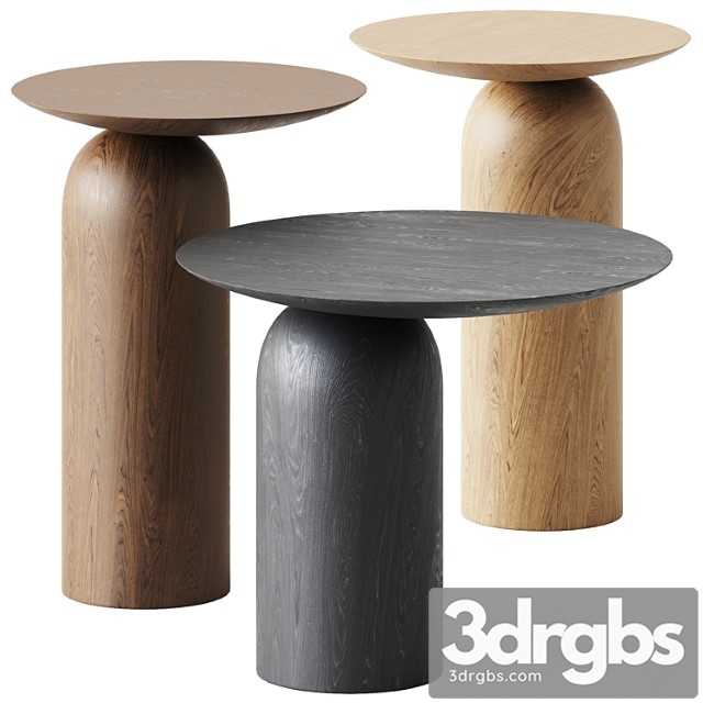 Wooden Coffee Side Table Disco by Basta