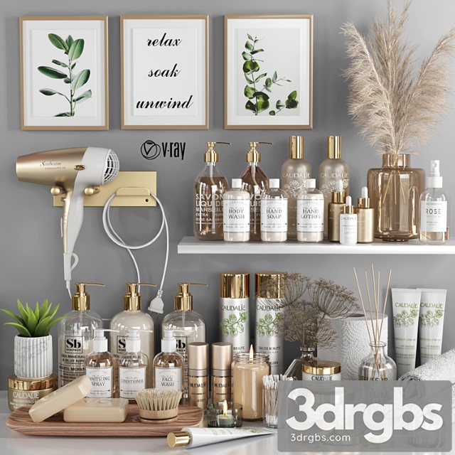 Bathroom Accessories 15 Vray