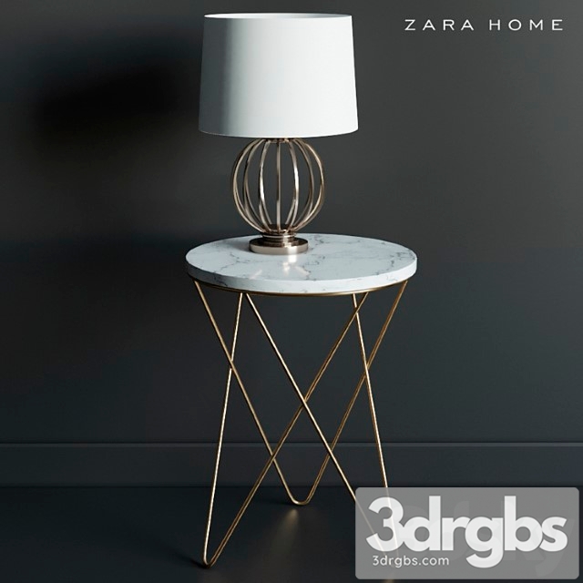 Coffee table and lamp zara home 2