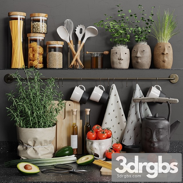 Decorative kitchen set 02