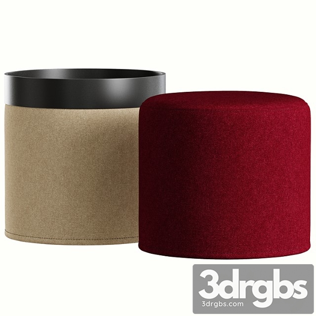 Drum pouf by softline