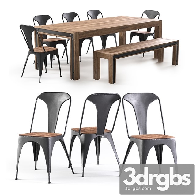 Amos table and chairs 2