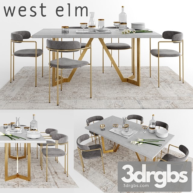 West elm set 4 2