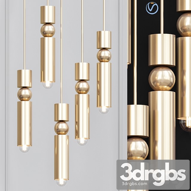 Fulcrum by lee broom brass