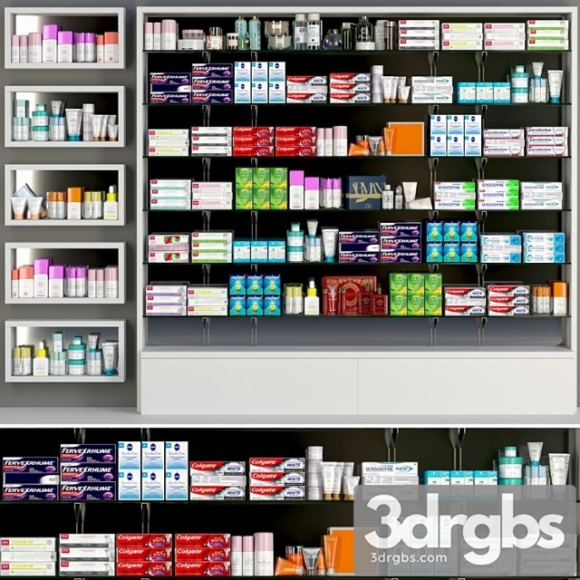 Showcase in a Pharmacy