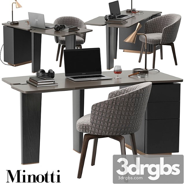 Minotti jacob desk set 2