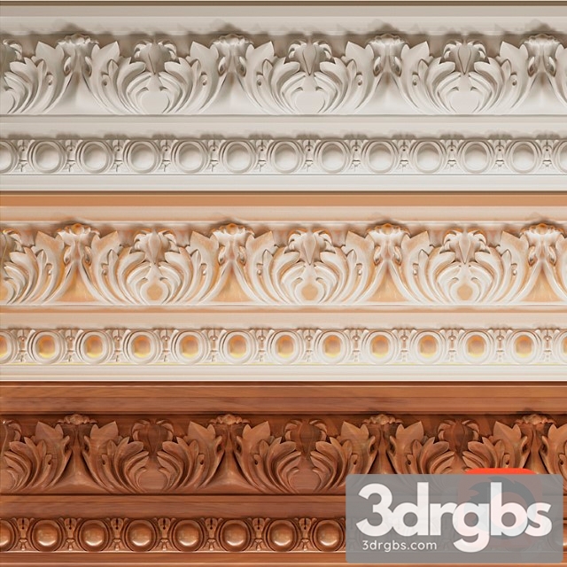 Decorative plaster Molding for cnc