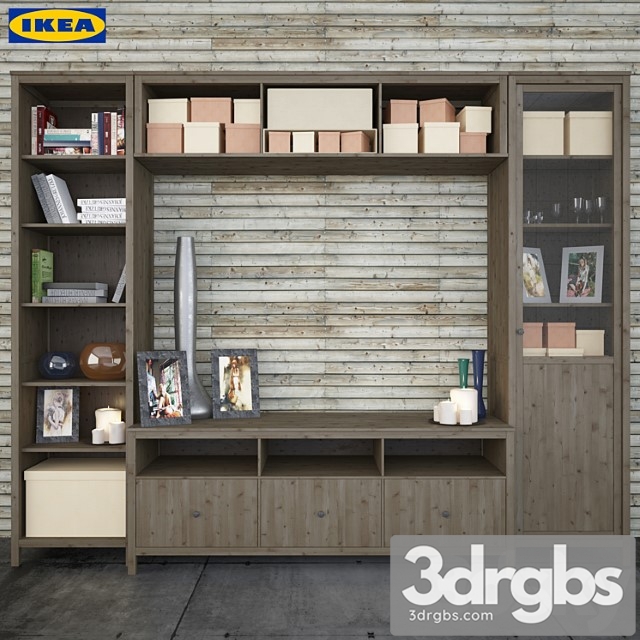 The combination of ikea to hemnes living room series