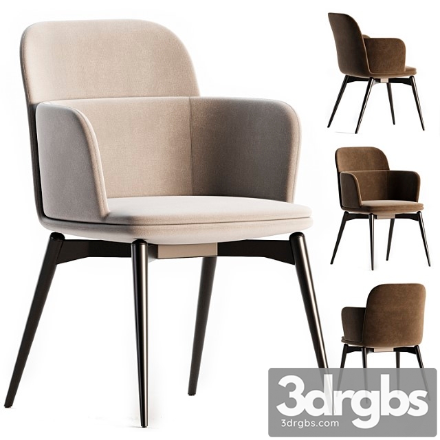 Barbican molteni c chair with armrests