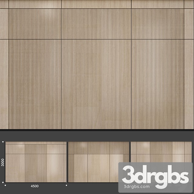 Wood wall panel 1