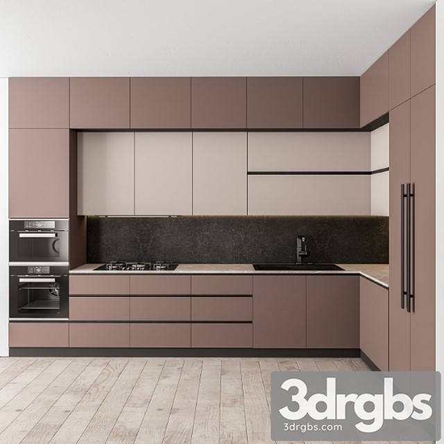 Kitchen modern - white and wood 34