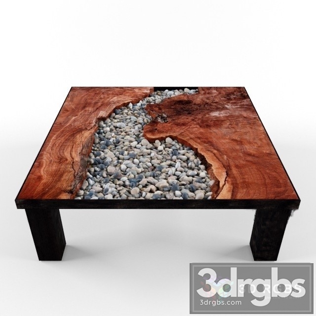 Pebble Wood Table