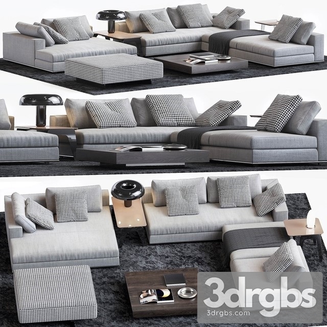 Moderm Fabric Sofa Set