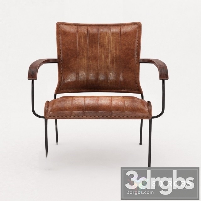 Seney Brown Iron Chair