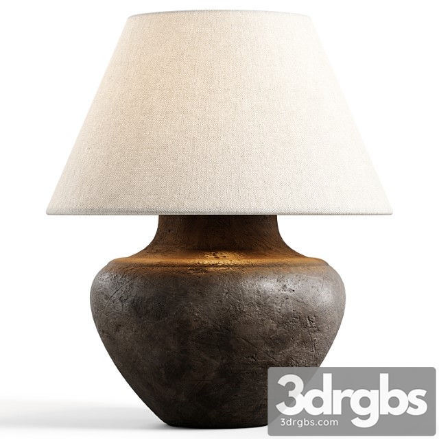 Zara home - the black ceramic base lamp