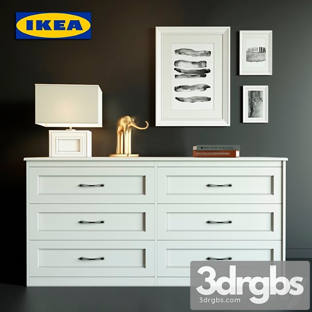 Chest of ikea songesand 2