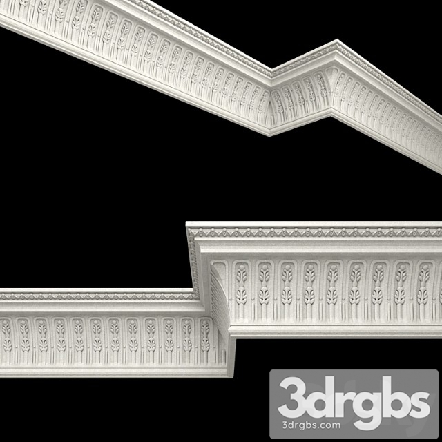 Decorative plaster Crown Molding 08