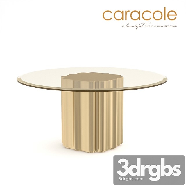 Dining table strike gold caracole 2