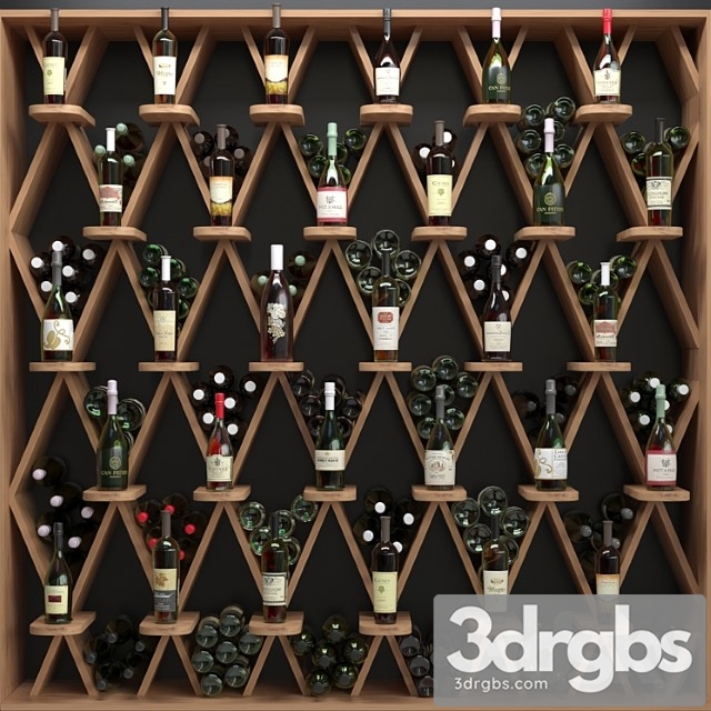 Wine shelf in a liquor store 2. alcohol