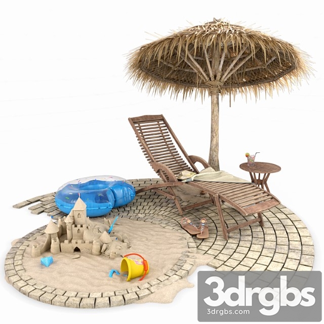 Summer beach and pool set 2