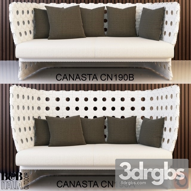BB Italia Canasta  Sofa