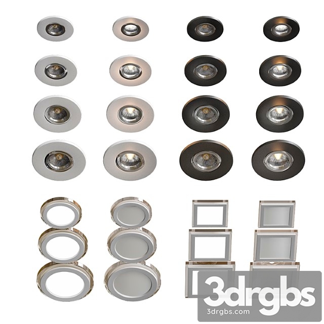 Recessed luminaires delta light 4 kinds