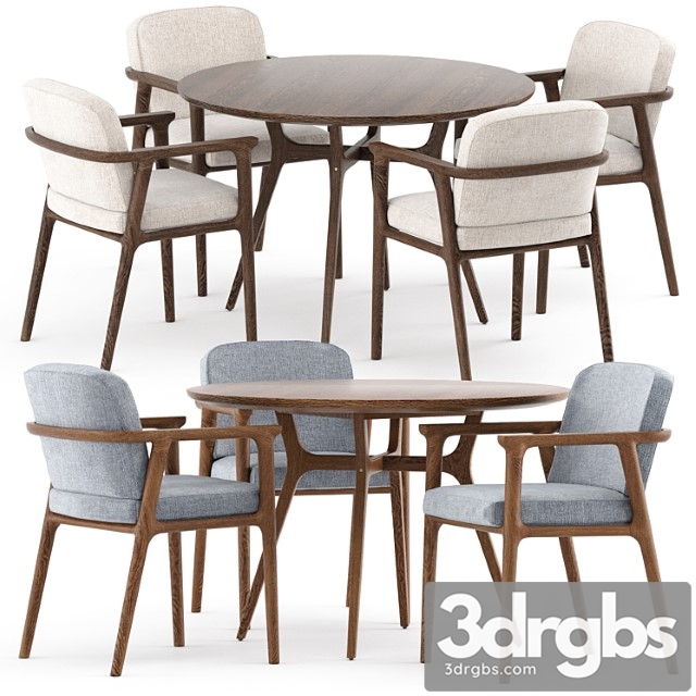 Ren dining table c1100 and zio dining chair