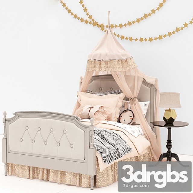 Pottery Barn Kids Blythe Tufted Bed