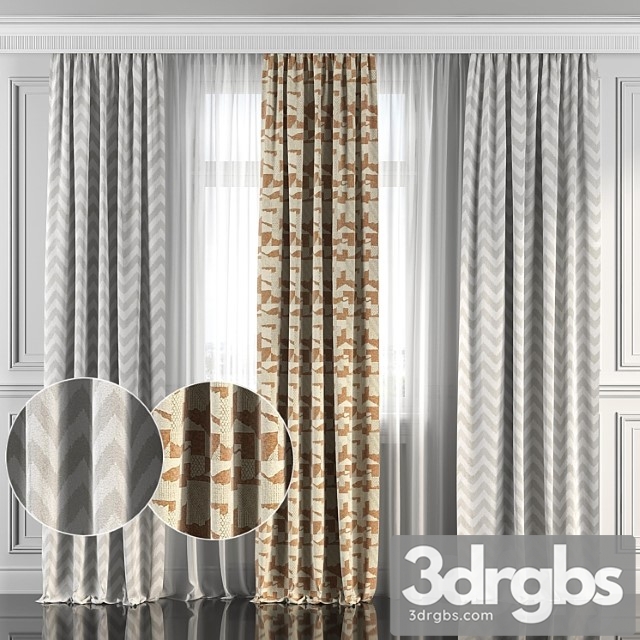 Curtains with window 117