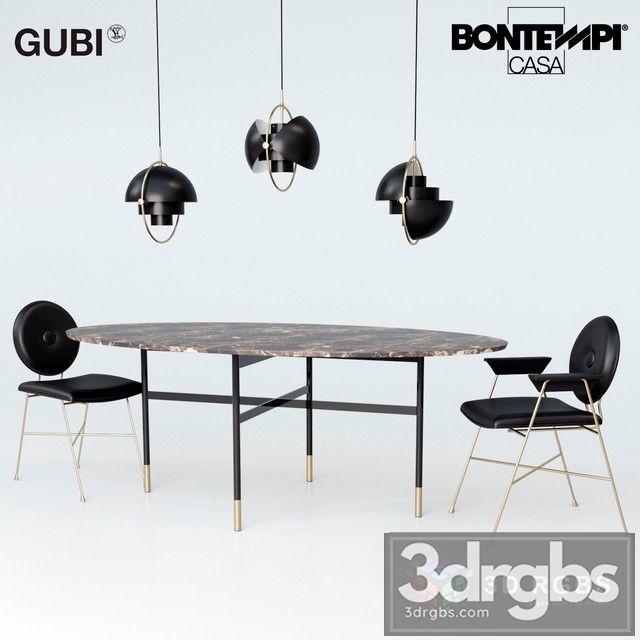 Bontempi Glamour Table Penelope Chair