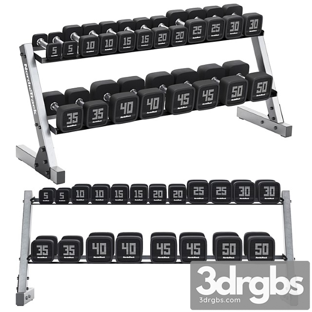 Premium Dumbbell Set And Dumbbell Rack